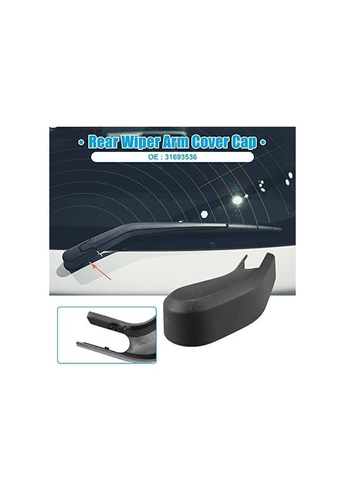 DEMULAX Rear Windshield Wiper Arm Nut Cover Cap for Volvo XC60 - Image 3