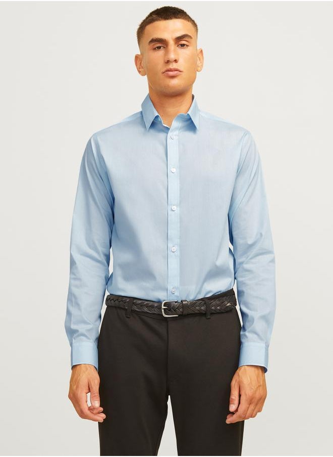 JJ Rebel by Jack & Jones Solid Long Sleeves Shirt with Buttons  - Image 2