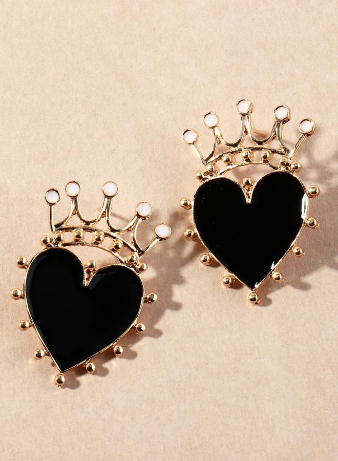 Take Two Crown and Heart Shaped Earrings - Image 5