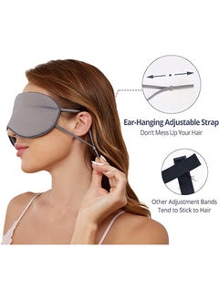 ماركة غير محددة استخدام مزدوج الوجه قابل للتعديل حزام النوم eyeshade  - Image 2