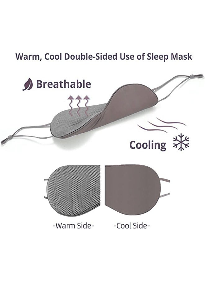 ماركة غير محددة - استخدام مزدوج الوجه قابل للتعديل حزام النوم eyeshade - Image 1