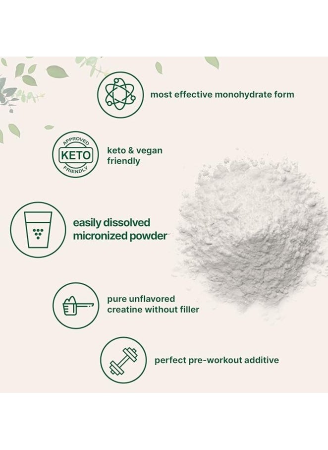 Micro Ingredients - Pure Creatine Monohydrate Micronized, Unflavored (1.1 lb) - Image 1
