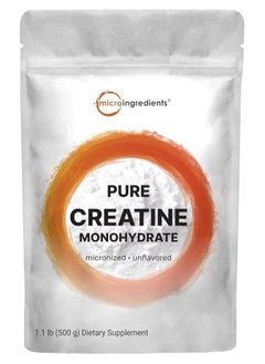 Pure Creatine Monohydrate Micronized, Unflavored (1.1 lb)