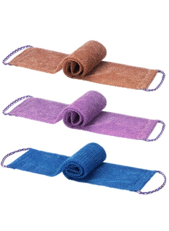 OSHIMA 3 Pcs African Net Sponge, 2025 New African Exfoliating Net Bath Sponge, Back Scrubber Skin Smoother, Exfoliating Washcloth African Net Bath Sponge for Shower Bathing (Colorful) - Image 1