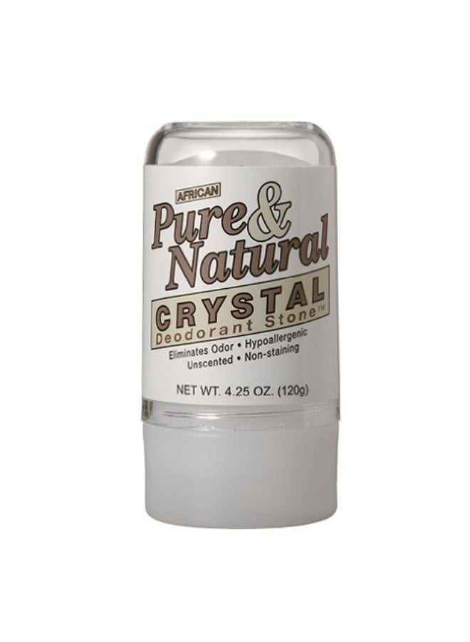 Madina Bargz Pure and Natural Crystal Deodorant Stone Hypo allergenic Unscented Non Staining 425 oz - Image 1