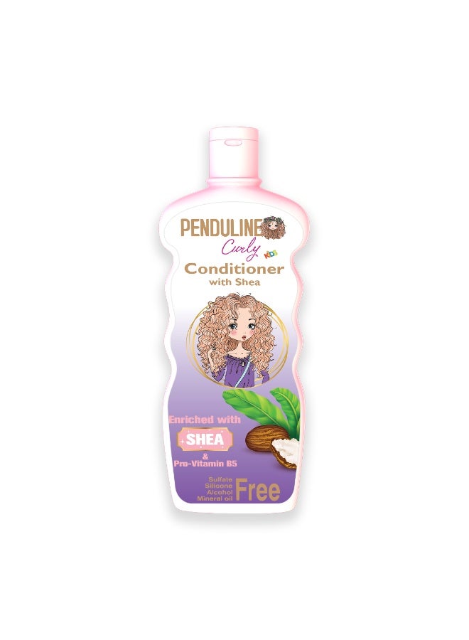Penduline Curly Kids Conditioner | Shea Butter | 300 Ml |  Frizz Control |Nourishing & Moisturizing - Image 4