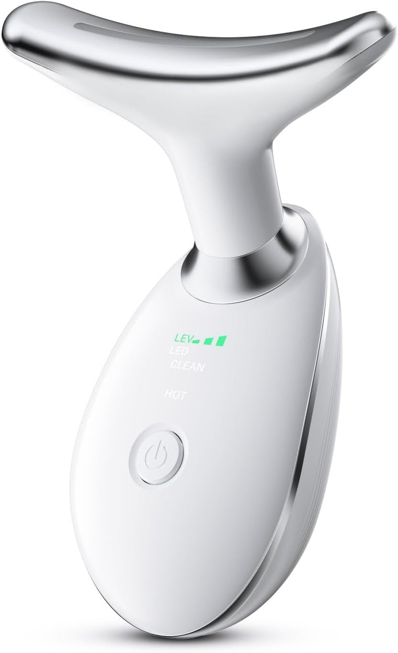 Jinstyles Neck and Face Skin Care Tool - Improve, Firm, Tightening and Smooth, White - Image 1