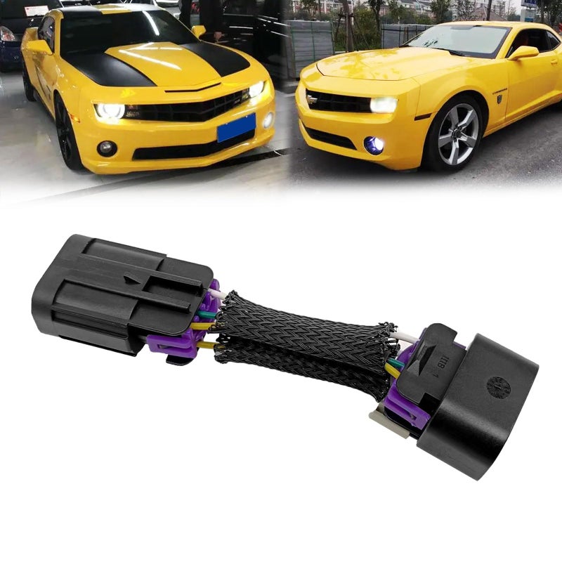 Plug and Play Adapter Kit Daytime Running Light DRL Fog Light Plug and Play Adapter Harness for 20102013 Chevrolet Camaro DRL Headlights Halos Harness