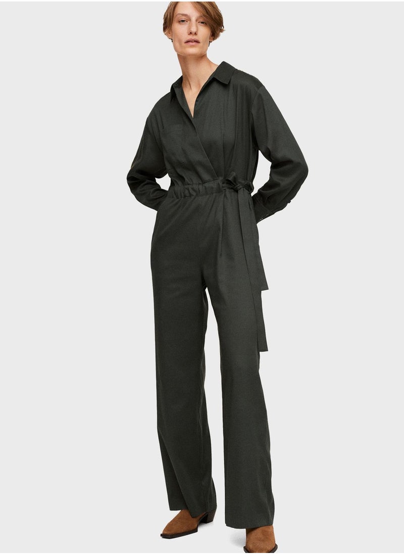 MANGO - Wide Leg Jumpsuit - Image 1