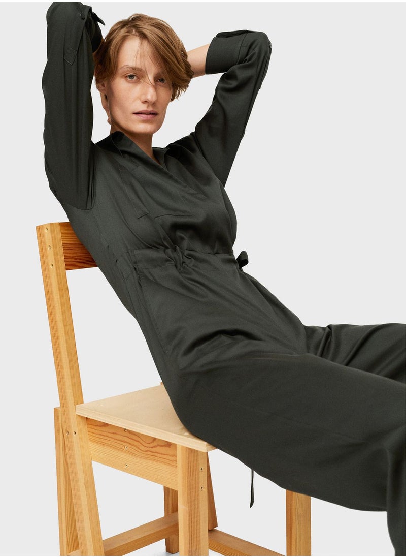 MANGO - Wide Leg Jumpsuit - Image 1