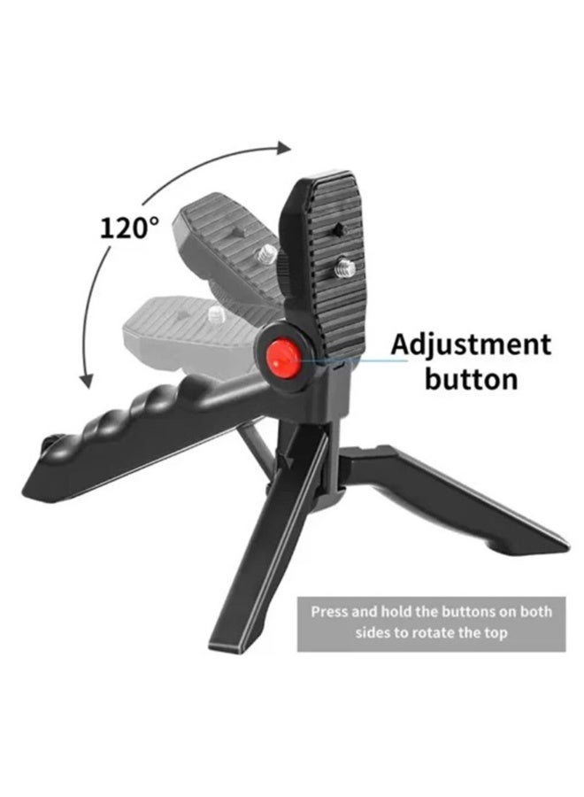 Green Tiger Vlogging Video Making Kit with Tripod, LED Light, and Microphone - Image 5