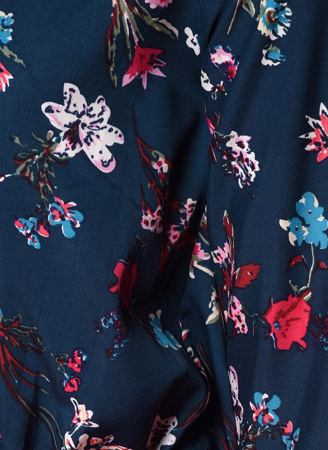 CHIMPAAANZEE Navy Blue Floral Print Top - Image 2