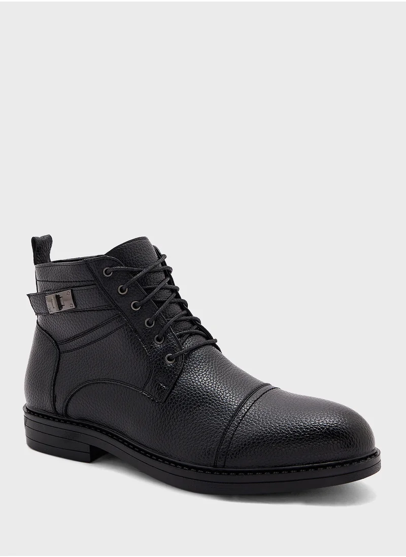 Robert Wood Biker Boots