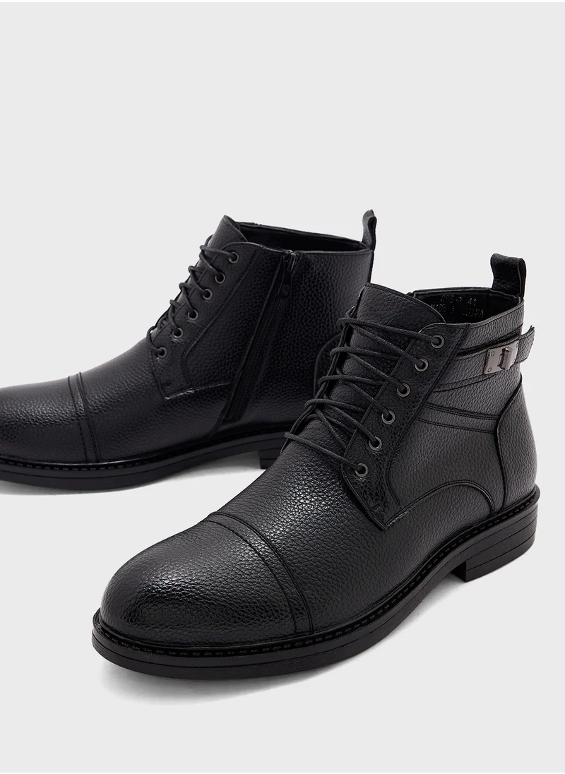 Robert Wood Biker Boots