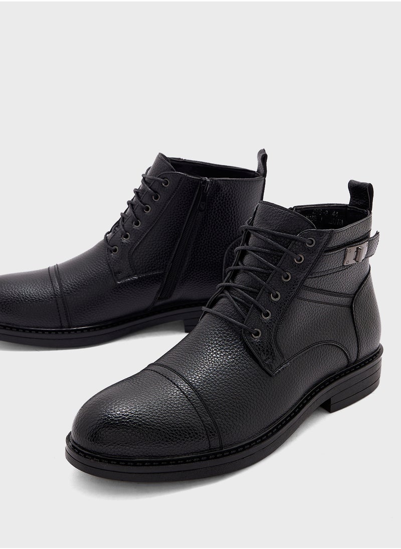 Robert Wood Biker Boots  - Image 4
