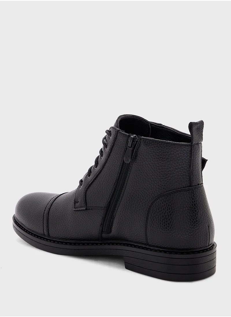 Robert Wood Biker Boots