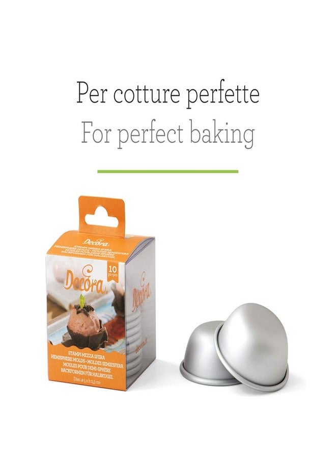 DECORA 10 Anodized Aluminum Hemisphere Cake PAN Ø 5 X H 2,3 cm - Image 2