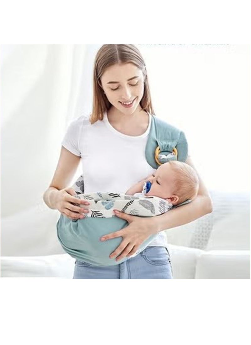 Gonice Baby Wraps Carrier Infants Wrap Ring Sling and Nursing Cover for Toddler 0-36 Month, Soft & Comfortable, Perfect Gift  - Image 1