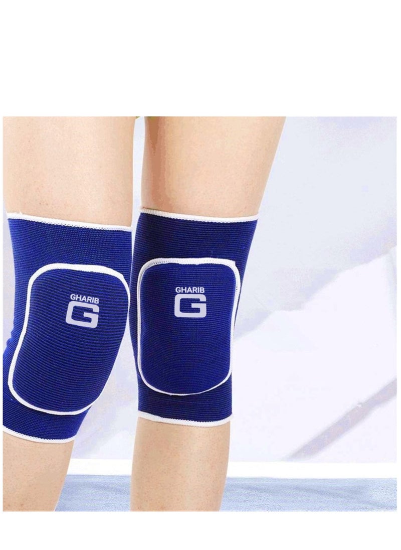 GHARIB - Sport Support Volleyball Adults Knee Pads For Various Sports Size Large, Blue - Image 1