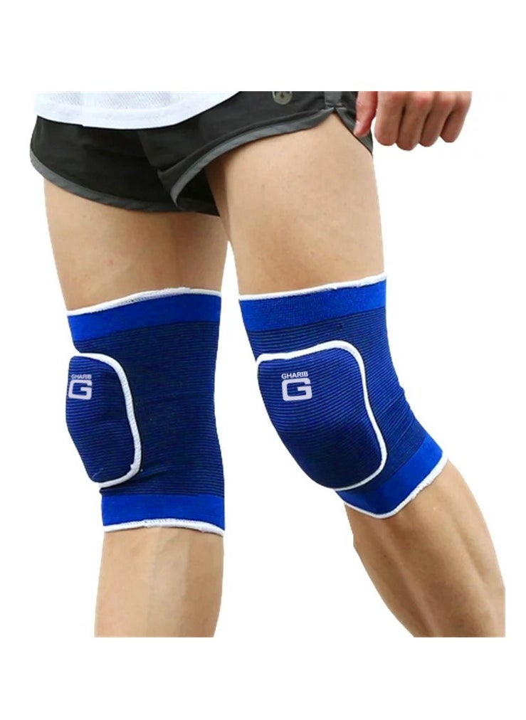 GHARIB - Sport Support Volleyball Adults Knee Pads For Various Sports Size Large, Blue - Image 1