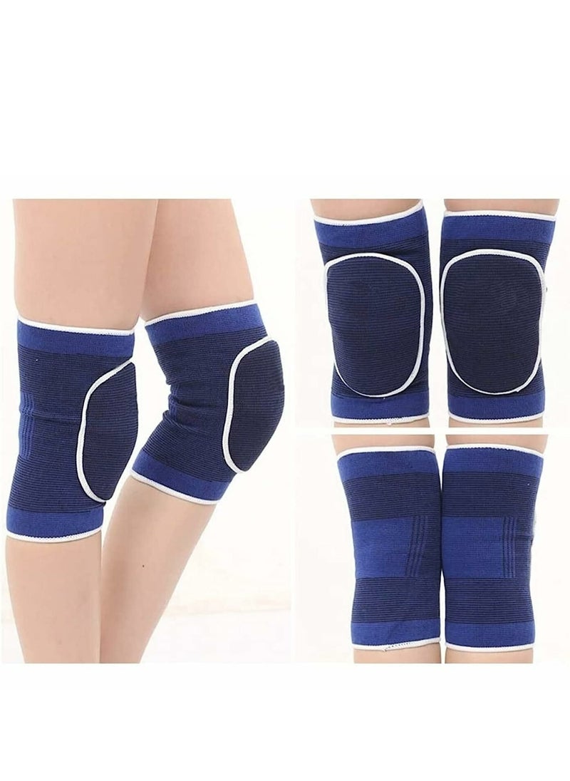 GHARIB - Sport Support Volleyball Adults Knee Pads For Various Sports Size Large, Blue - Image 1