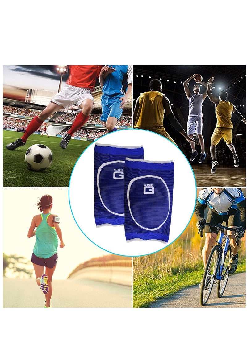 GHARIB - Sport Support Volleyball Adults Knee Pads For Various Sports Size Large, Blue - Image 1