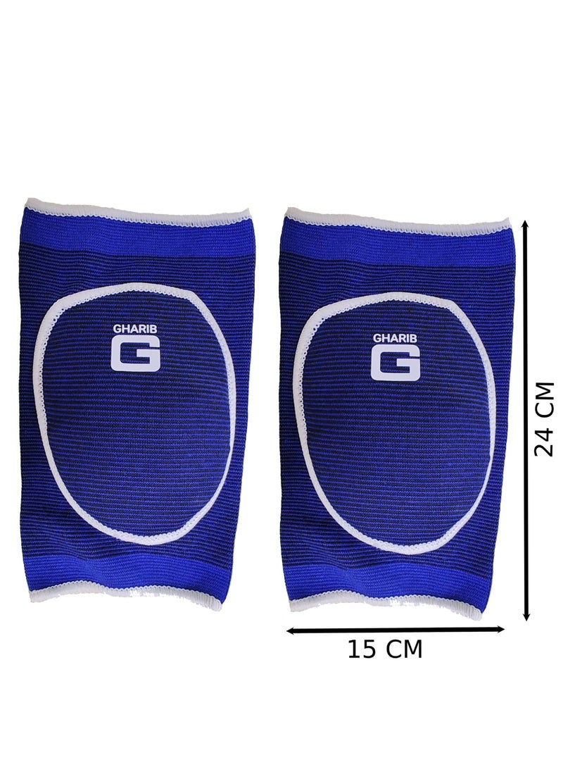 GHARIB Sport Support Volleyball Adults Knee Pads For Various Sports Size Large, Blue  - Image 2