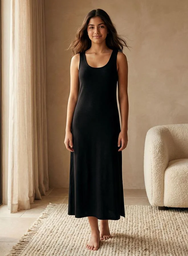 Splash FAV Slip Dress Sleeveless Textured