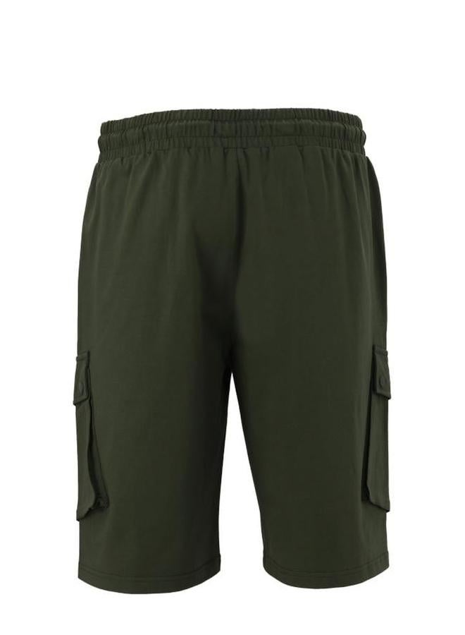 Selene Men Cotton Cargo Shorts with Drawstring - Image 3
