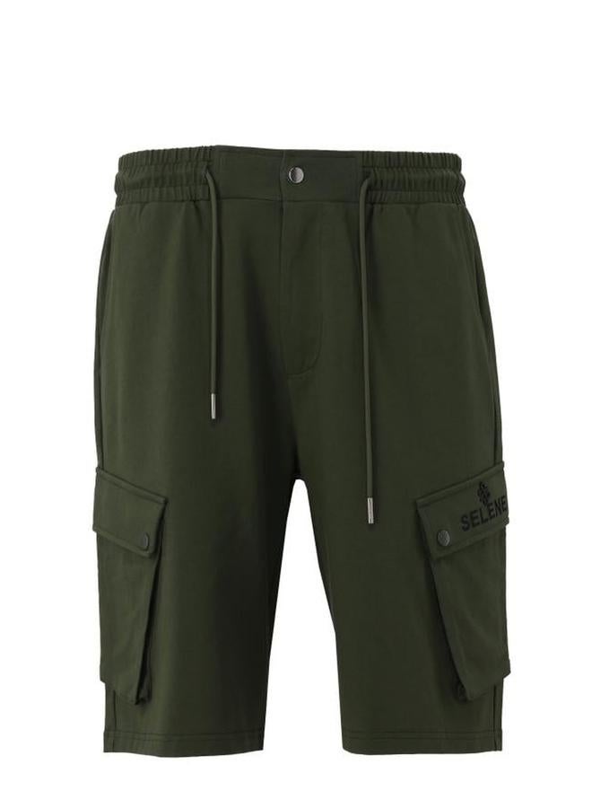 Selene Men Cotton Cargo Shorts with Drawstring - Image 1