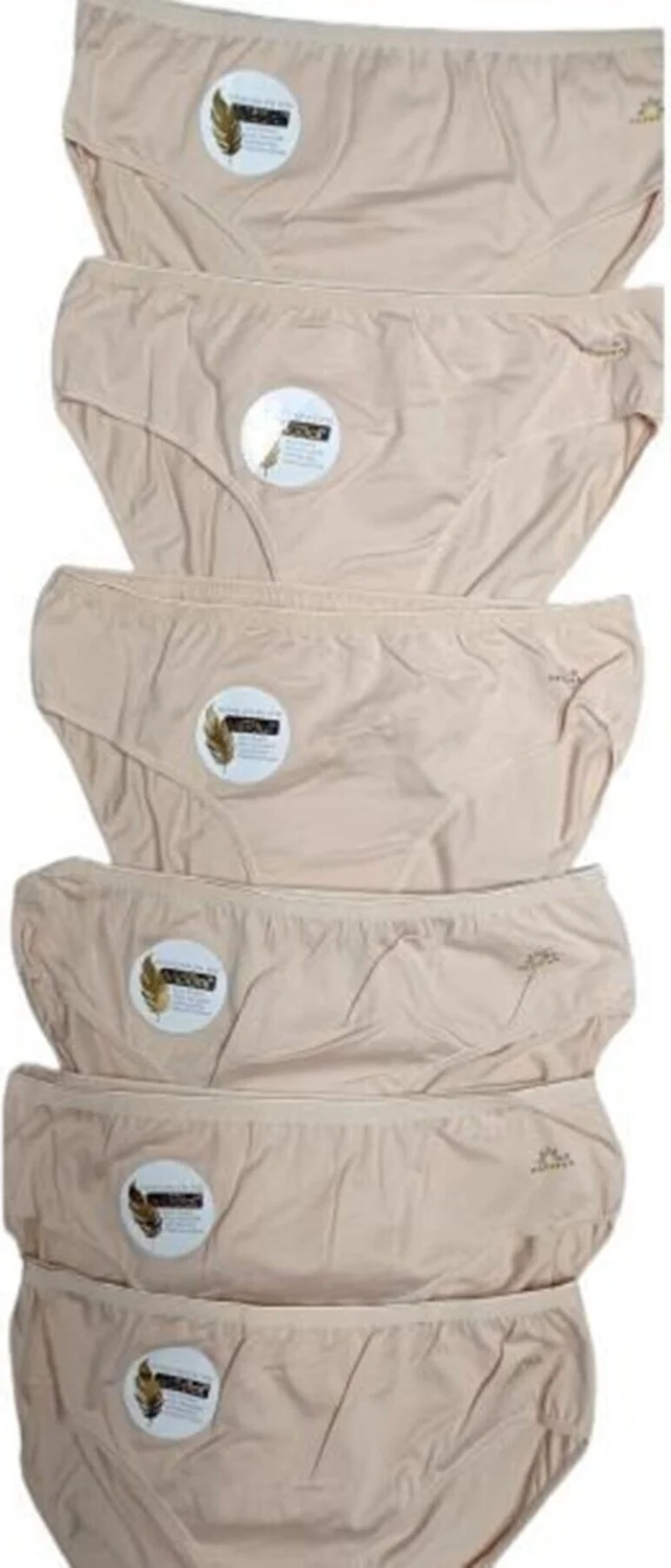 باباتيا Daisy Women's 6-Pack Lycra Modal Panties 1850-