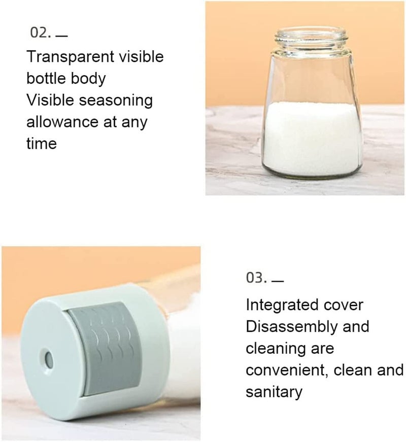 PRAYAS Pepper Grinders Refillable MultiFunction Salt and Pepper Grinder Set Classic Manual Spice Grinder Easy Clean Pack of 2 Random - Image 5