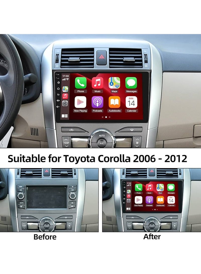 Advanced Android Radio for Toyota Corolla 2007-2012 – 2-Year Warranty, 4GB RAM, 32GB Storage, Apple CarPlay & Android Auto, Free Night Vision Camera & Navigation - Image 2