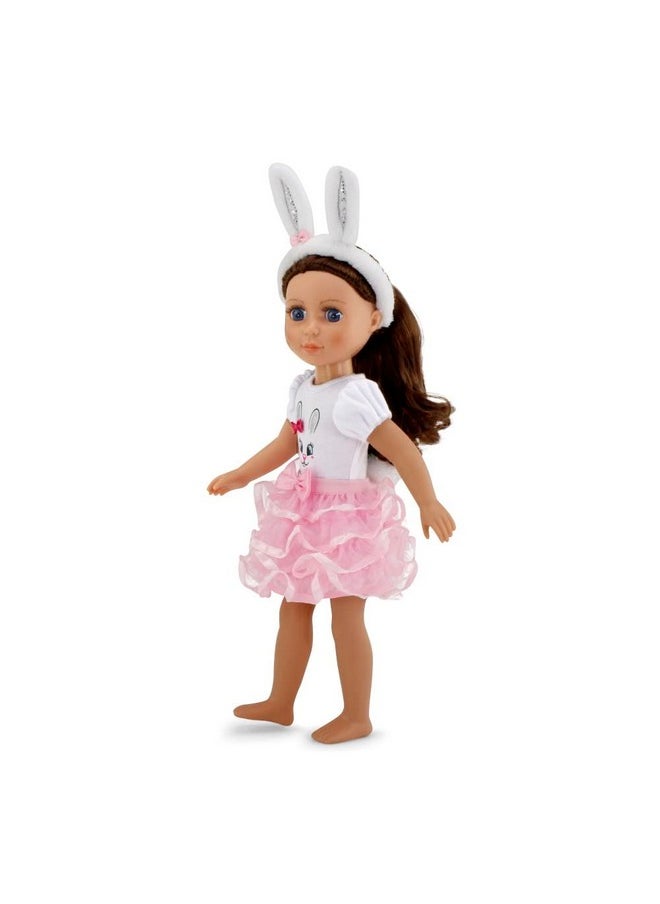 Emily Rose 14 Inch Doll Bunny Outfit, Includes Bunny Ears Doll Accessories! | Gift Boxed And Perfect For Easter Gift! | 14" Doll Clothes Compatible With Wellie Wishers Dolls  - Image 5
