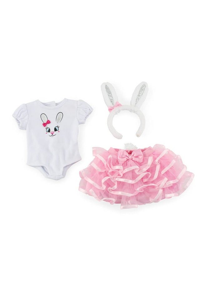 Emily Rose 14 Inch Doll Bunny Outfit, Includes Bunny Ears Doll Accessories! | Gift Boxed And Perfect For Easter Gift! | 14" Doll Clothes Compatible With Wellie Wishers Dolls  - Image 2