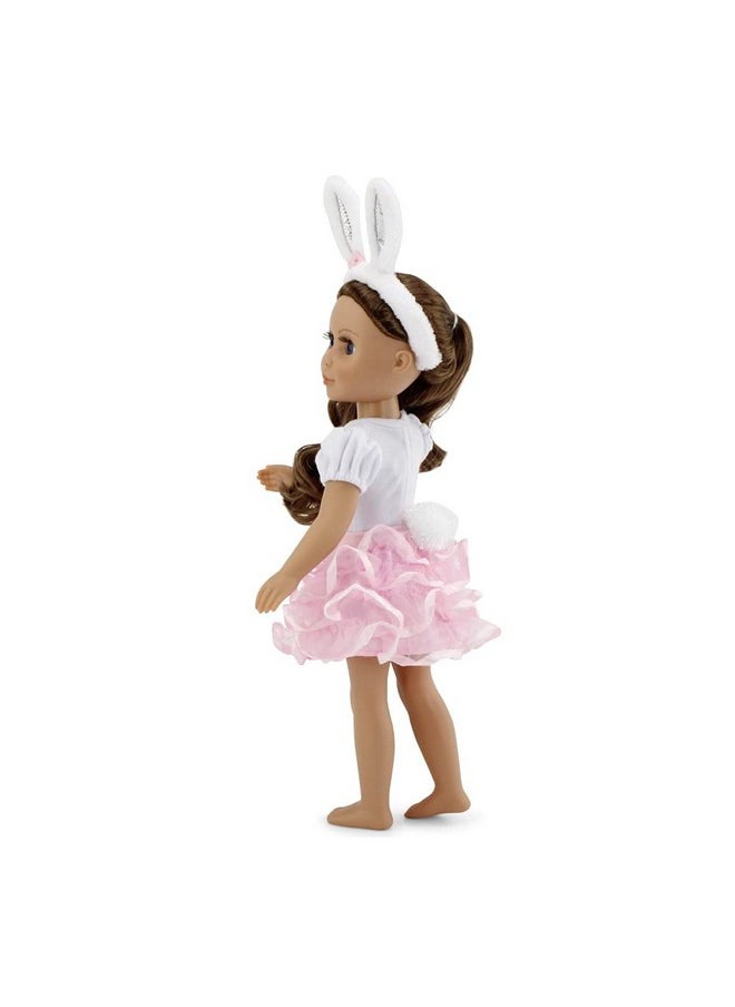 Emily Rose 14 Inch Doll Bunny Outfit, Includes Bunny Ears Doll Accessories! | Gift Boxed And Perfect For Easter Gift! | 14" Doll Clothes Compatible With Wellie Wishers Dolls  - Image 4