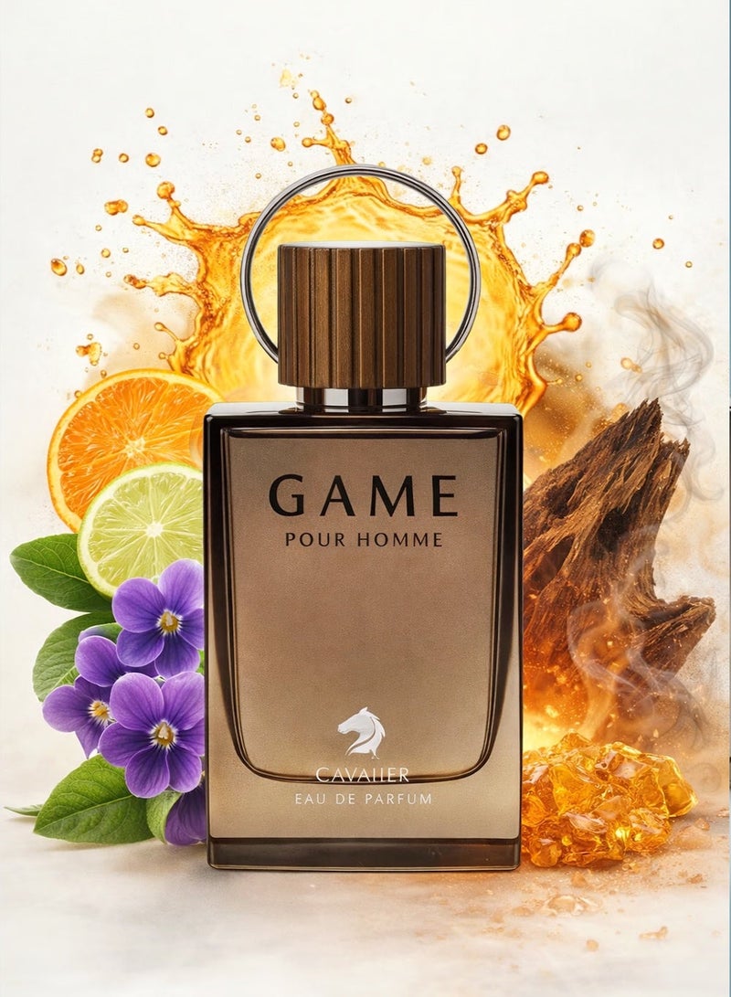 كافاليير بيرفيوم عطر جيم بور أوم أو دو بارفان 100 مل | عطر رجالي يدوم طويلاً بمكونات منعشة وحارة وحلوة، مع نفحات الباتشولي والبنفسج | أفضل عطر رجالي فاخر - Image 1