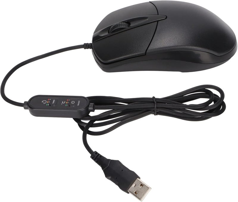ZJchao Warmth-Enhanced Ergonomic Gaming with 3-Heat Levels, 1600 DPI Sensor & 5M-Click Switches for PC/Laptop Users - Image 5