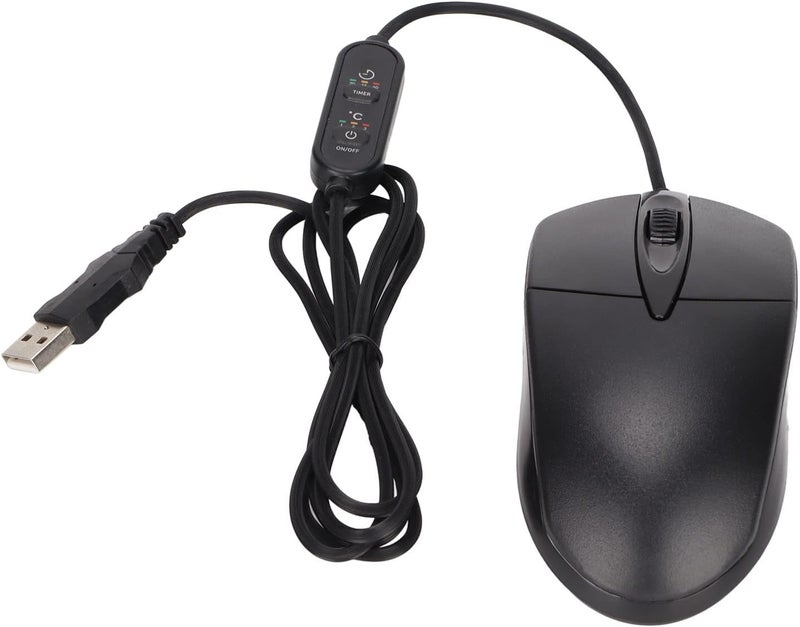 ZJchao Warmth-Enhanced Ergonomic Gaming with 3-Heat Levels, 1600 DPI Sensor & 5M-Click Switches for PC/Laptop Users - Image 1