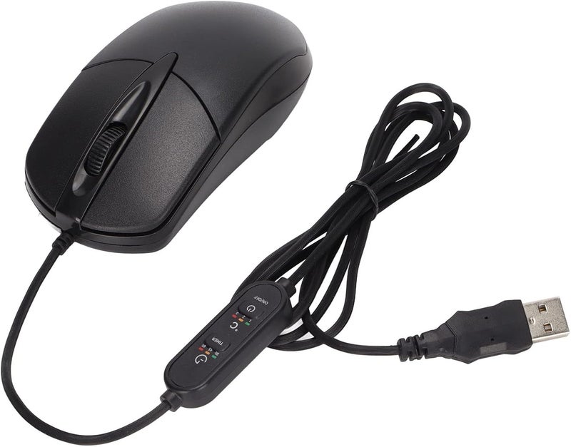 ZJchao Warmth-Enhanced Ergonomic Gaming with 3-Heat Levels, 1600 DPI Sensor & 5M-Click Switches for PC/Laptop Users - Image 4