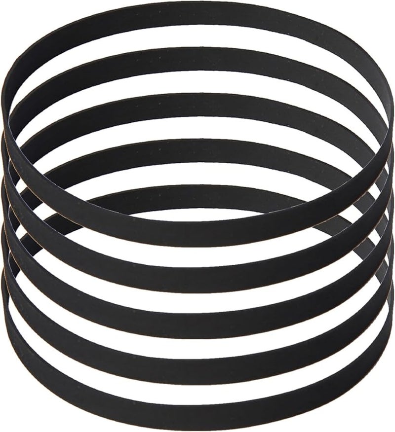 5PCS 5mm Rubber Turntable Belts Fold In Half 120mm For Cassette Player Tape Machine Recorder Projects - Image 1