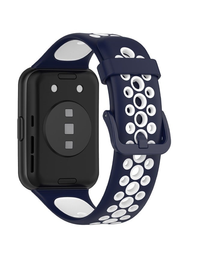 Suitable For Huawei Watch Fit 2 two-Color Hole Style Strap  - Image 2