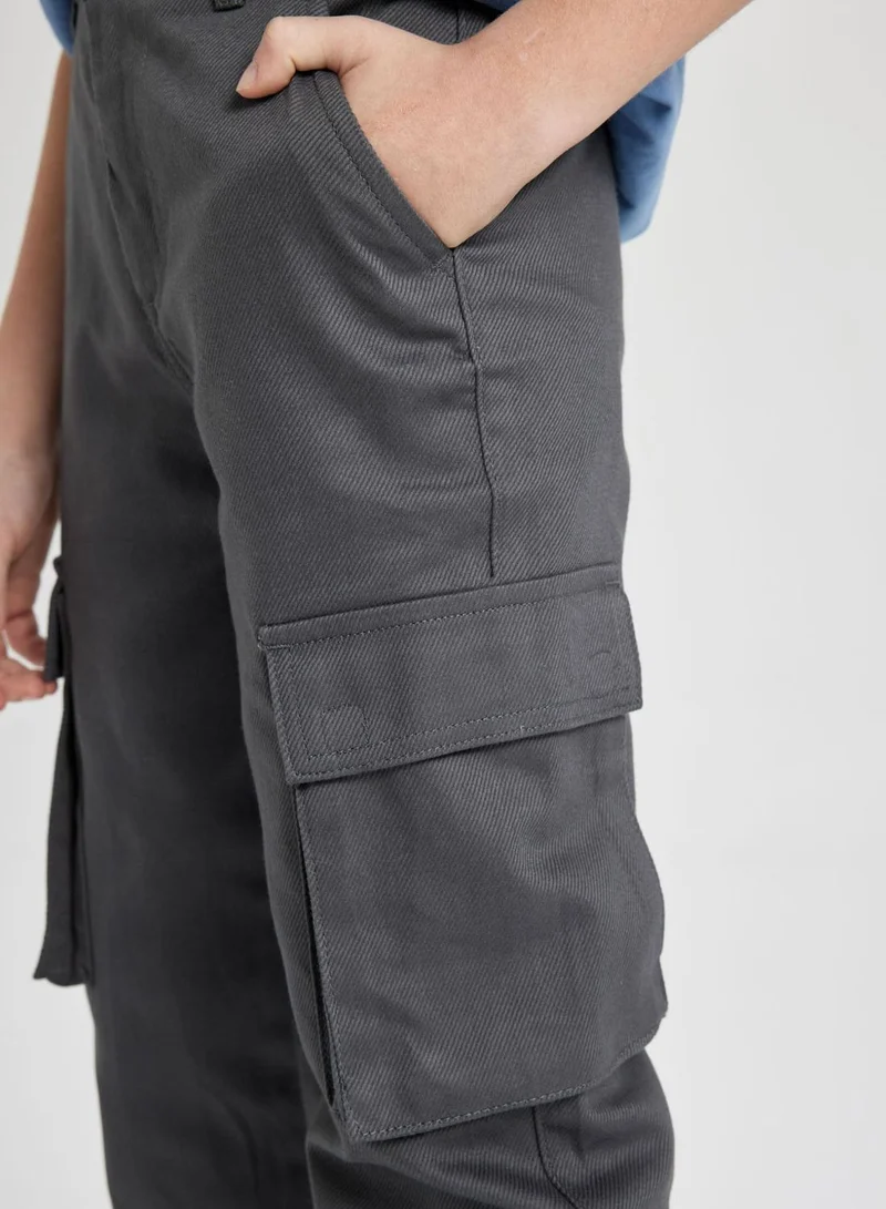 DeFacto Cargo Fit Twill Trousers