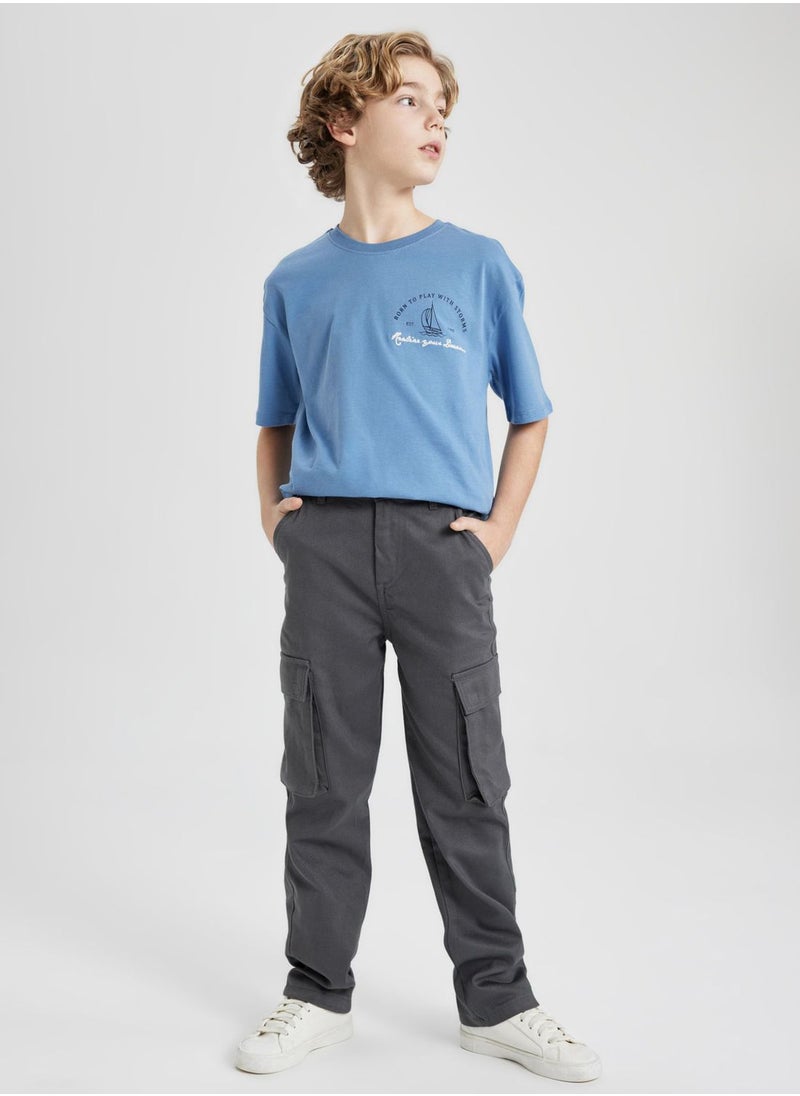 DeFacto - Cargo Fit Twill Trousers - Image 1