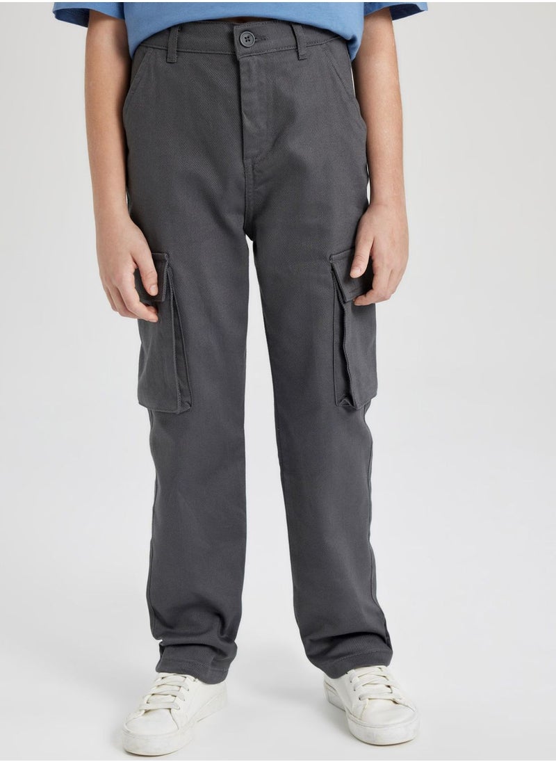 DeFacto - Cargo Fit Twill Trousers - Image 1