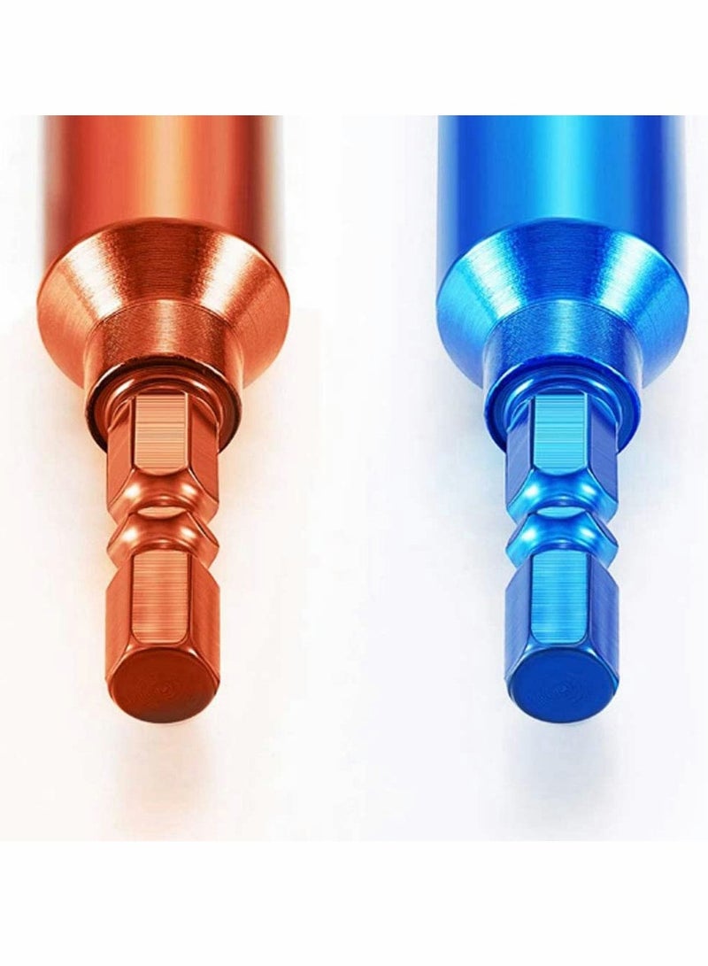 SYOSI Wire Twisting Tools, Strippers and Stranders, 4 Square 3 Way/5 Way Automatic Strander Drill Tool Accessories for Stripping Cable (3 Pcs) - Image 3