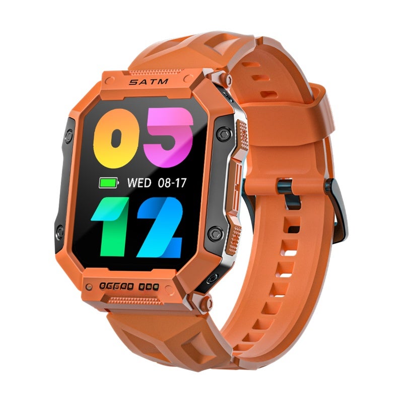 LOKMAT OCEAN PRO Smart Bracelet Sports Watch 1.85-Inch TFT LED FullTouch Screen Fitness Tracker IP68 Waterproof Sleep/Heart Rate/Blood Pressure Monitor Multiple Sports Mode - Image 1