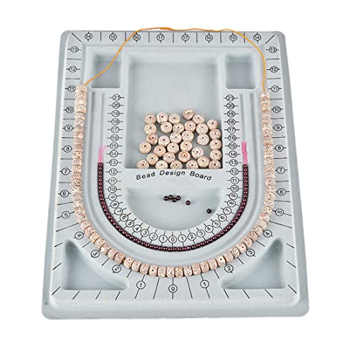 MARRTEUM Beading Boards Bracelet Necklace Design Boards Beading Jewelry Storage Tray for DIY Jewelry Making, 2PCS - Image 3