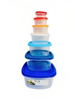 PRINCEWARE A set of 7-piece plastic containers  - Image 1