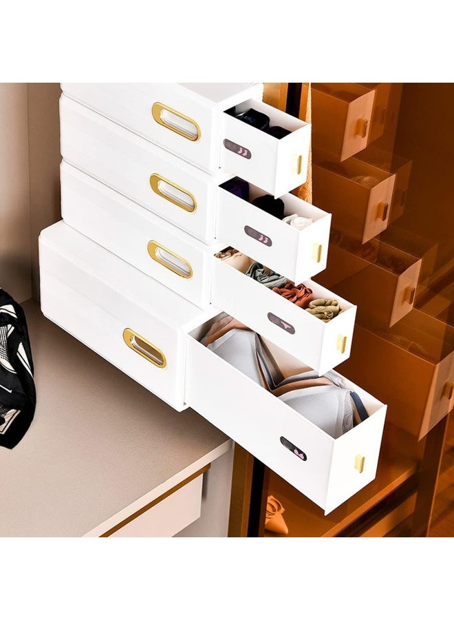 IBAMA IBAMA Underwear Storage Drawers Organizers Wall Mounted Slid Bra Socks Storage Box Self-adhesive Dust-Proof Waterproof Clothes Wardrobe Accessories Space Saving  - Image 3